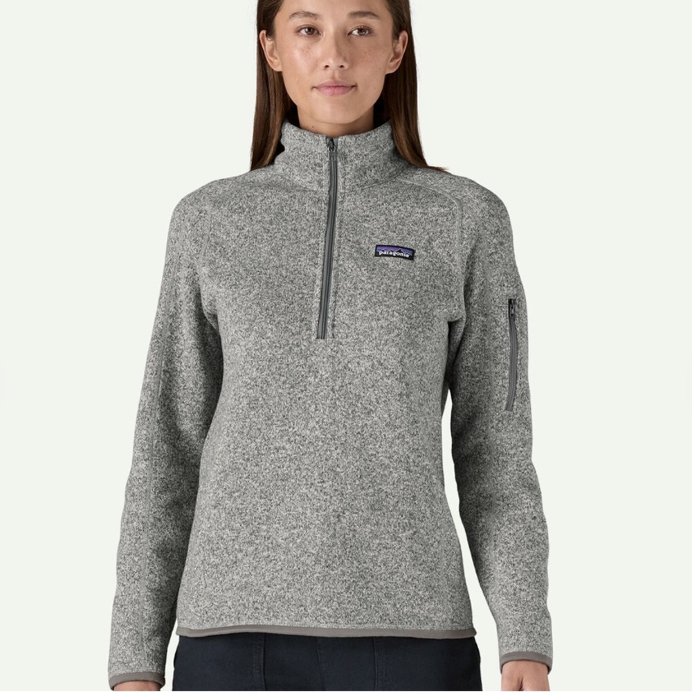 Patagonia Women's Better Sweater® 1/4-Zip Fleece in Birch White